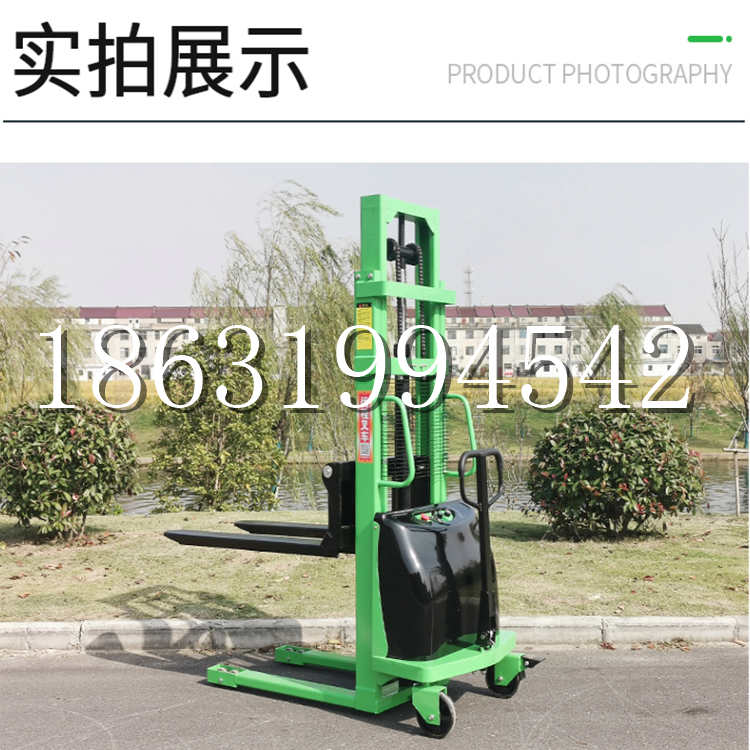 长沙县电动叉车堆高车液压铲车电瓶1吨2吨站驾步行式小型全自动叉车